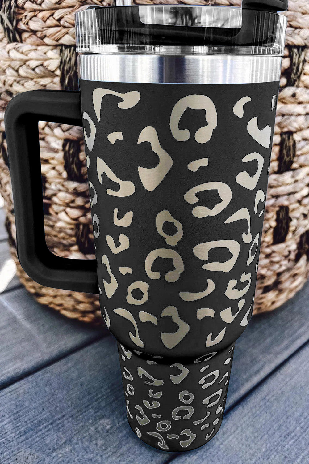 Leopard Spotted 304 Stainless Double Insulated Cup 40 oz