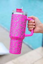 Load image into Gallery viewer, Leopard Spotted 304 Stainless Double Insulated Cup 40 oz
